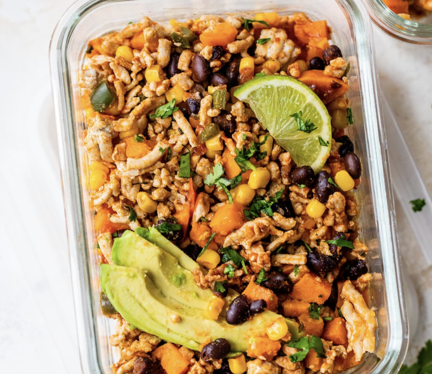 Turkey–Sweet Potato–Black Bean Southwest Skillet | Meal Plan Studio